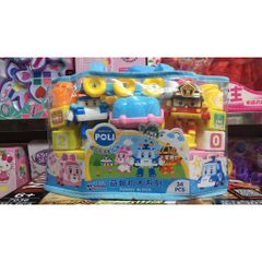 Túi Đồ Chơi Xếp Hình Robocar Poli 34Pcs #3620 Chọn Màu Ngẫu Nhiên