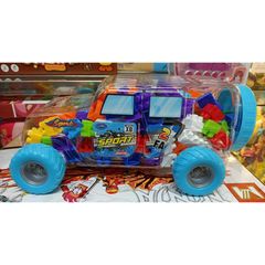 Đồ chơi xếp hình bằng nhựa đựng trong hộp xe ô tô giao màu ngẫu nhiên, gồm 160 chi tiết 229