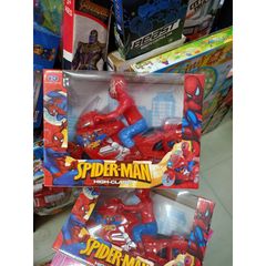 Siêu nhân người nhện Spider man đi xe máy chạy bằng pin có đèn và nhạc, chọn ngẫu nhiên 498-1 HX28198