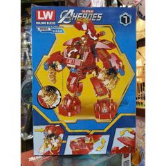 Đồ chơi lắp ráp 2077-1 2077-2 2077-3 2077-4 siêu nhân người sắt Iron man, đội trưởng Mỹ Captain America, Hulk, Thanos