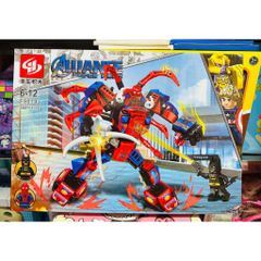 Đồ chơi lắp ráp siêu nhân F9014-2 F9014-3 người Nhện Spider man và đội trưởng Mỹ Captain America