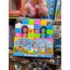 8900 DIY BLOCKS PARK Đồ chơi túi xếp hình chủ đề công viên giải trí gồm 29 chi tiết
