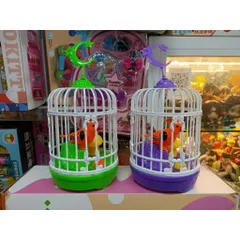 Đồ chơi lồng chim có đèn và âm thanh tiếng chim hót - giao ngẫu nhiên (5508A 888) 234197
