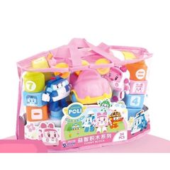 Đồ Chơi Xếp Hình Robocar Poli Funny Block 34pcs 3620 Chọn Ngẫu Nhiên