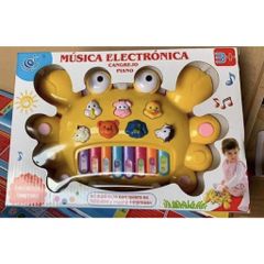 Đồ chơi đàn piano chạy bằng pin hình con cua chọn màu ngẫu nhiên (116)
