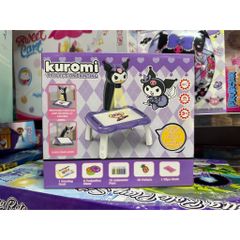 Bộ bàn vẽ màu có đèn chiếu Kuromi 316