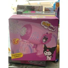 Máy phun bong bóng xà phòng Kuromi CX920 có đèn giao màu ngẫu nhiên