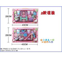 Đồ chơi nhà búp bê 99602 khu vui chơi của mèo Hello Kitty chọn mẫu ngẫu nhiên