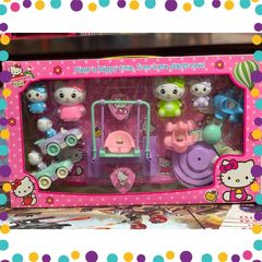 Đồ chơi nhà búp bê 99602 khu vui chơi của mèo Hello Kitty chọn mẫu ngẫu nhiên