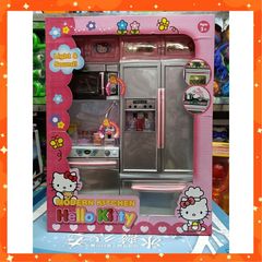 BỘ ĐỒ CHƠI NHÀ BẾP 2 NGĂN TỦ CÓ ĐÈN VÀ NHẠC CHỌN NGẪU NHIÊN (2621)