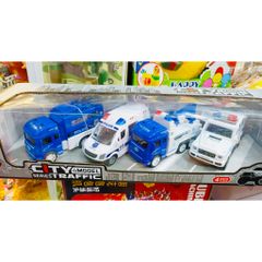 Bộ đồ chơi 4 xe ô tô chạy bằng đà (mã 567)