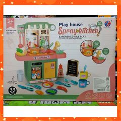 Set Đồ Chơi Nhà Bếp Lắp Pin Có Đèn Và Nhạc, Có Vòi Nước #2016-138 Giao Màu Ngẫu Nhiên