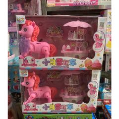 Pony Ice Cream Car J951-23 Đồ chơi ngựa Pony và xe đẩy kem