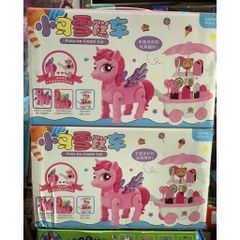 Pony Ice Cream Car J951-23 Đồ chơi ngựa Pony và xe đẩy kem