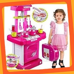 Set Đồ Chơi Nhà Bếp Lắp Pin Có Đèn Và Nhạc #008-58