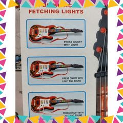 Đàn guitar có nhạc và đèn phát sáng #929A-2