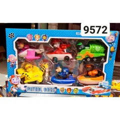Set Đồ Chơi Đội Chó Cứu Hộ 6 Xe Chạy Đà #9572
