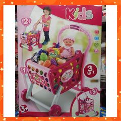 Set Đồ Chơi Xe Đẩy Siêu Thị Cỡ To #008-903