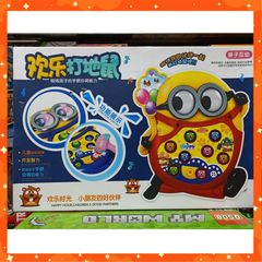 Set Trò Chơi Đập Chuôt Hình Minion #518-3 Lắp Pin Có Nhạc