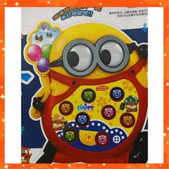 Set Trò Chơi Đập Chuôt Hình Minion #518-3 Lắp Pin Có Nhạc