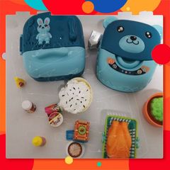 Đồ Chơi Nhà Bếp Cho Bé Tập Làm Nội Trợ Có Nồi Cơm Điện Và Tủ Lạnh Mini (8827) Chọn Màu Ngẫu Nhiên