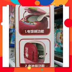 Đồ Chơi Nhà Bếp Cho Bé Tập Làm Nội Trợ Có Nồi Cơm Điện Và Tủ Lạnh Mini (8827) Chọn Màu Ngẫu Nhiên