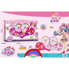 Set Đồ Chơi Trang Điểm Búp Bê Hình Chiếc Kẹo Que (686-2D)