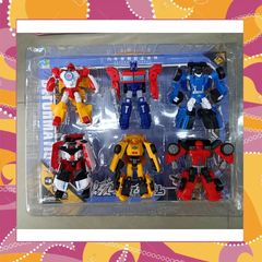 Đồ chơi lắp ghép 6 robot biến hình thành xe ô tô #788-25