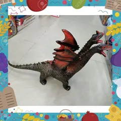 Mô Hình Khủng Long 2 Đầu Có Nhạc Giao Màu Ngẫu Nhiên