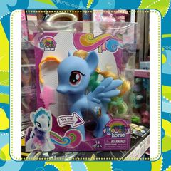 Đồ Chơi Ngựa Pony Màu Xanh Cao 22cm Có Đèn Và Nhạc