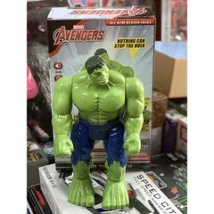 Siêu anh hùng Hulk Người khổng lồ Xanh Có pin di chuyển, phát đèn và nhạc (885) Đồ chơi cho bé
