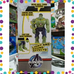 Siêu anh hùng Hulk Người khổng lồ Xanh Có pin di chuyển, phát đèn và nhạc (885) Đồ chơi cho bé