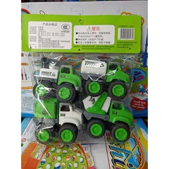 Túi Đồ Chơi 4 Xe Công Trình Chạy Đà #5001 #5002 #5003 Chọn Ngẫu Nhiên