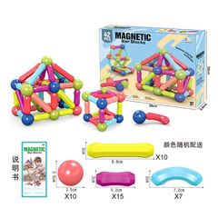 Đồ Chơi Xếp Hình Lắp Ráp Nam Châm 25 36 42 64 Chi Tiết (H01 H02 H03 H05) Magnetic Bar Blocks
