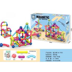 Đồ Chơi Xếp Hình Lắp Ráp Nam Châm 25 36 42 64 Chi Tiết (H01 H02 H03 H05) Magnetic Bar Blocks