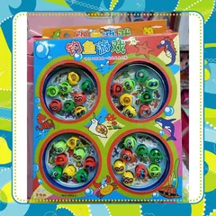 Đồ Chơi Câu Cá Có Nam Châm 32 Con Cá 4 Cần Câu (9293)