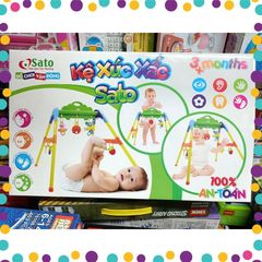 Kệ treo xúc xắc đồ chơi cho bé chính hãng Sato 034
