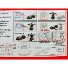 Xe ô tô điều khiển 2in1 biến hình robot (889-18)