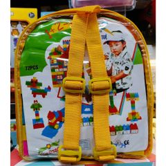 Túi đồ chơi xếp hình trí tuệ JF6601 có 72 chi tiết