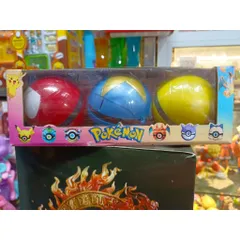 Hộp 3 quả trứng hoạt hình Pokemon giao màu ngẫu nhiên