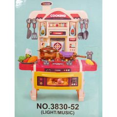 Đồ chơi nấu ăn, đồ chơi nhà bếp có đèn và nhạc 3830-52