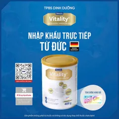 Sữa Dinh Dưỡng Belnutris Vitality+ 400g - Thực Phẩm Bổ Sung Dinh Dưỡng Cao Cấp Nhập Khẩu Từ Đức, Hỗ Trợ Sức Khỏe và Năng Lượng Hàng Ngày