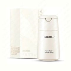 Sữa Rửa Mặt Dạng Bột Su:m37 Micro Active Powder Wash 60g - Tẩy Tế Bào Chết Dịu Nhẹ Cho Da Nhạy Cảm, Độ pH 5.5-6.5