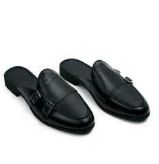Giày Sục Nam Đính Khuy Cài Độc Đáo - Da Mờ Thời Trang, Đế Cao 3cm, Phong Cách Lịch Sự, Dễ Phối Đồ