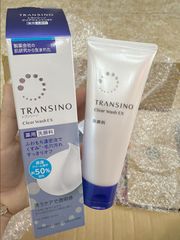 Sữa Rửa Mặt Transino Clear Wash Ex 100GR Nhật Bản - Làm Sạch Sâu, Cấp Ẩm Da, Dưỡng Sáng, Chất Lượng Cao, Mỹ Phẩm Nổi Tiếng
