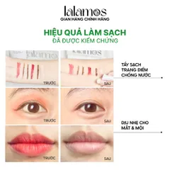 Bộ Sản Phẩm Làm Đẹp Lalamos Mini Size: Nước Tẩy Trang, Sữa Rửa Mặt & Toner Kim Ngân Hoa 50ml - Dưỡng Ẩm & Ngăn Ngừa Mụn