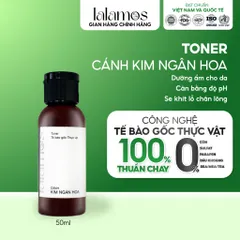 Toner Cánh Kim Ngân Hoa Lalamos 50ml - Dưỡng Ẩm, Se Khít Lỗ Chân Lông, Phù Hợp Với Da Nhạy Cảm