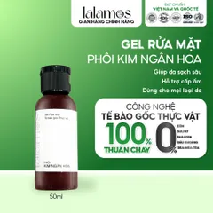 Sữa Rửa Mặt Lalamos Phôi Kim Ngân Hoa Cấp Ẩm 50ml - Sạch Sâu, Dưỡng Ẩm, An Toàn Cho Da Nhạy Cảm, Quà Tặng Tuyệt Vời
