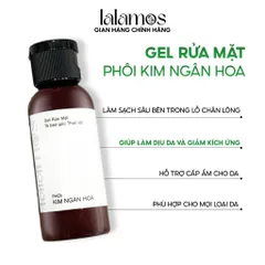 Sữa Rửa Mặt Lalamos Phôi Kim Ngân Hoa Cấp Ẩm 50ml - Sạch Sâu, Dưỡng Ẩm, An Toàn Cho Da Nhạy Cảm, Quà Tặng Tuyệt Vời