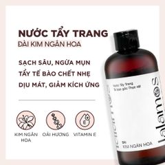 Nước Tẩy Trang Lalamos Đài Kim Ngân Hoa 280ml - Làm Sạch Dịu Nhẹ, Dưỡng Ẩm và Làm Dịu Da, Phù Hợp Mọi Loại Da